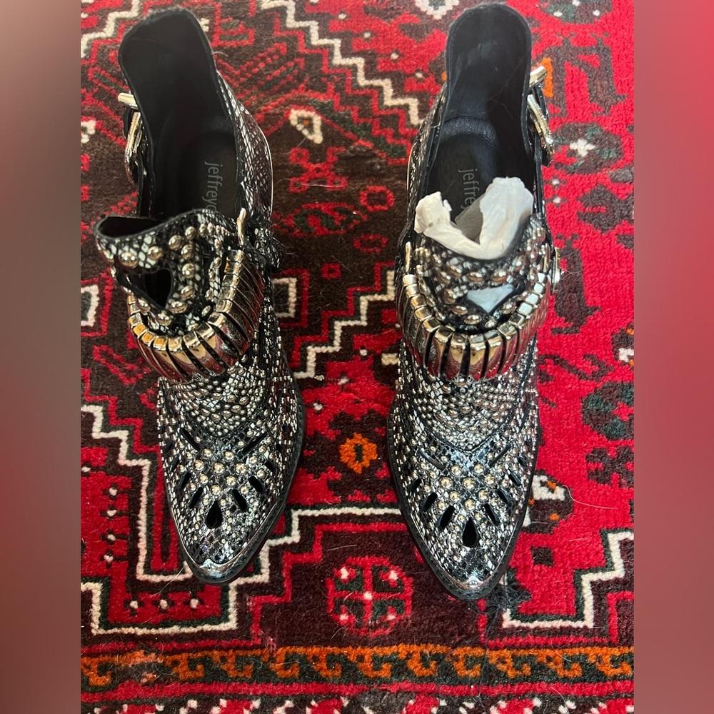 Jeffry Campbell Calhoun bootie never worn